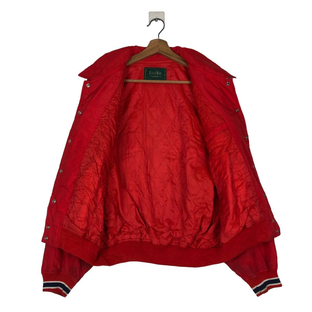 Japanese Brand 📌VINTAGE BOMBER JACKET EAST BOY EMBROIDERY BIG LOGO Size US M / EU 48-50 / 2 - 12 Thumbnail