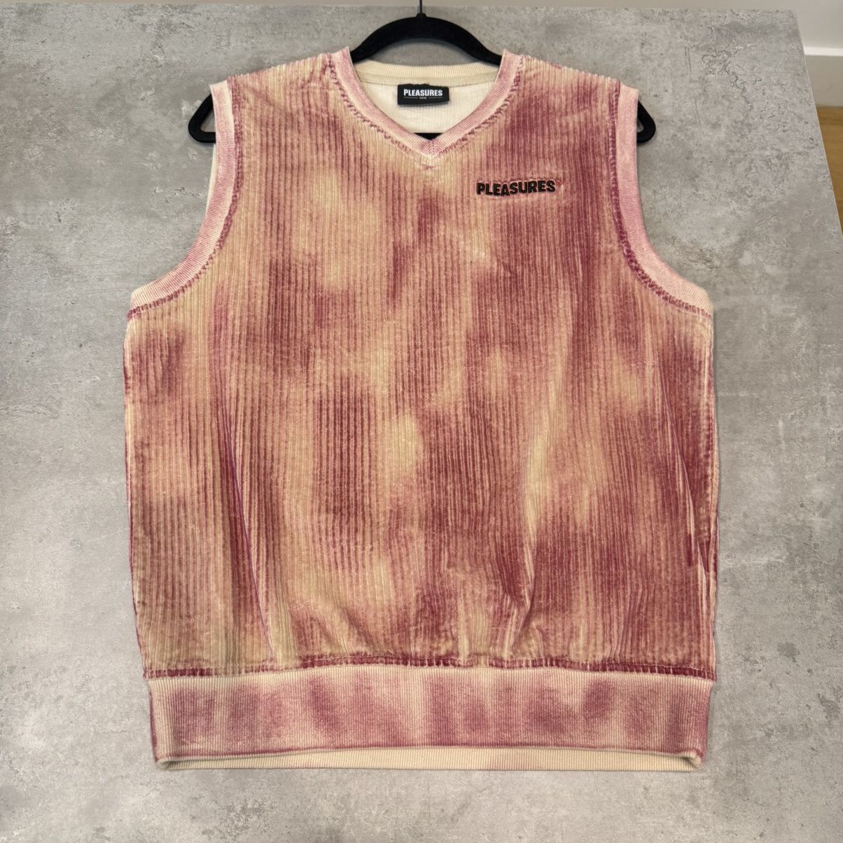 Pleasures PLEASURES Pink Overwashed Corduroy Vest Size US M / EU 48-50 / 2 - 1 Thumbnail
