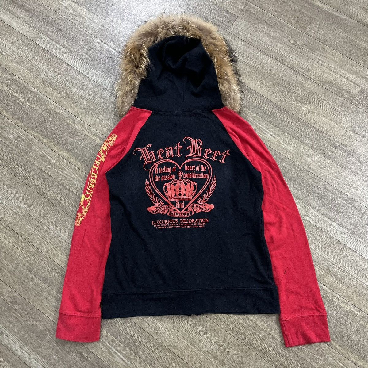 Hysteric Glamour 2000s Slap Stick Grunge Skulls Lgb Style Zip Fur Hoodie Size US XS / EU 42 / 0 - 14 Thumbnail