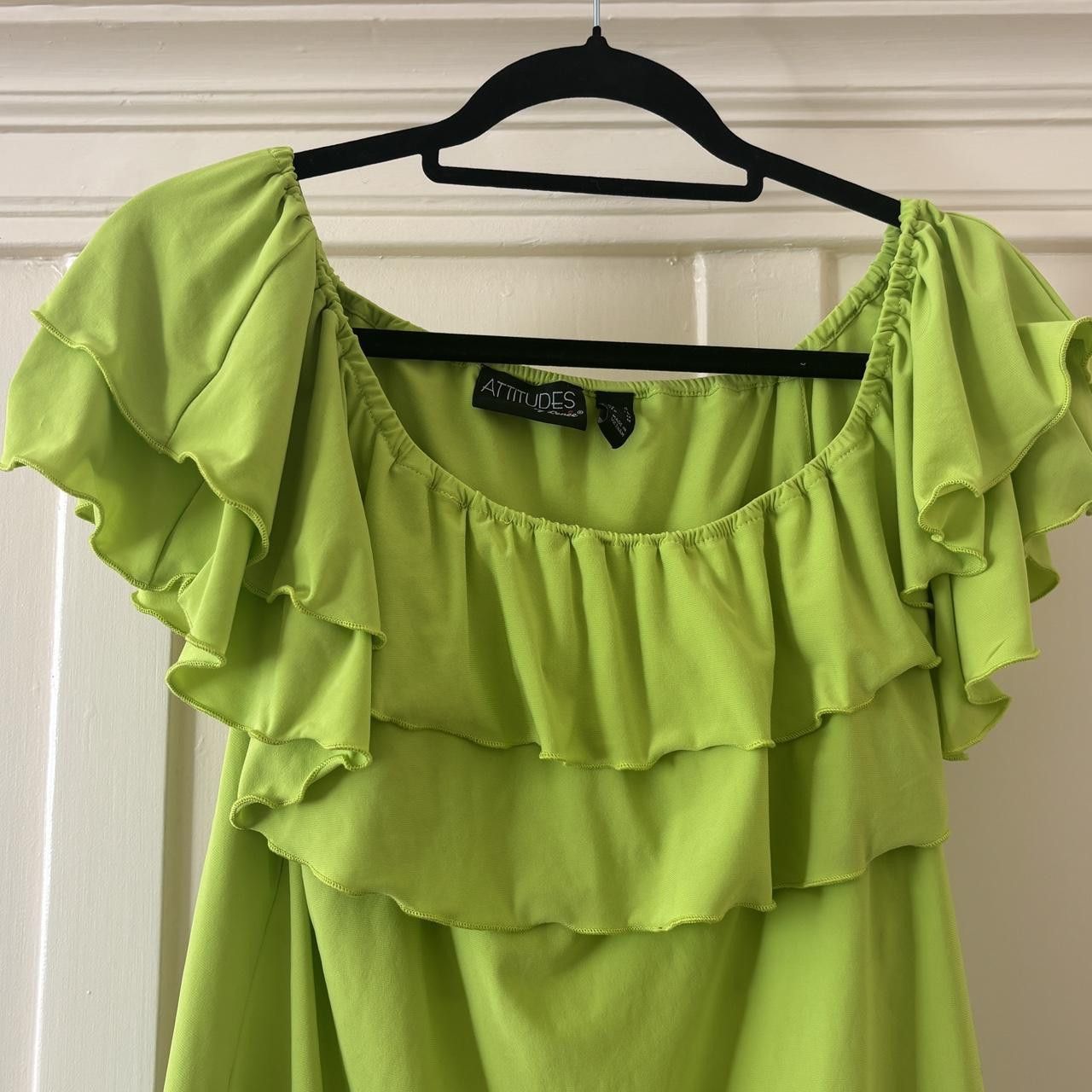 Attitudes by Renee Flirty Maximalist Coquette Sleeveless Ruffle Top Size S / US 4 / IT 40 - 3 Thumbnail