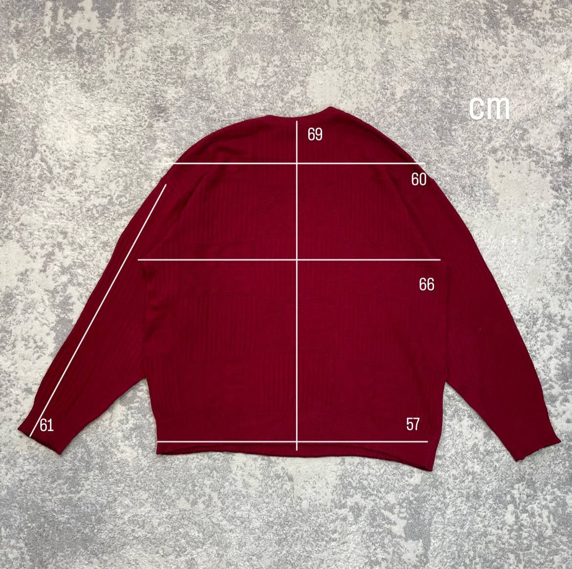 Lacoste Vintage Lacoste Cotton/Acrylic Sweater France Burgundy Size US L / EU 52-54 / 3 - 14 Thumbnail