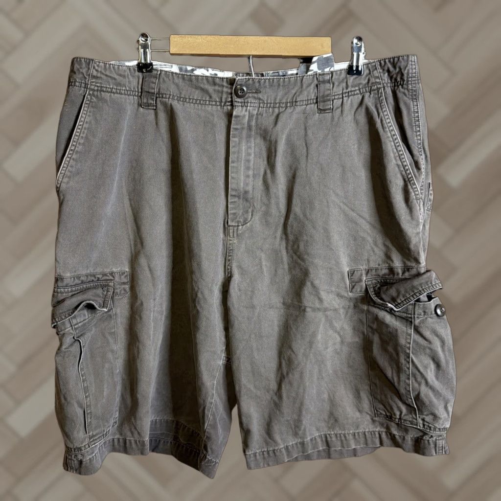 Quiksilver VTG Quiksilver Cargo Shorts Mens 40 Brown Baggy Cargo Pants 90s Y2K Grunge Skate Surf Hip Hop Logo Size US 40 / EU 56 - 1 Thumbnail