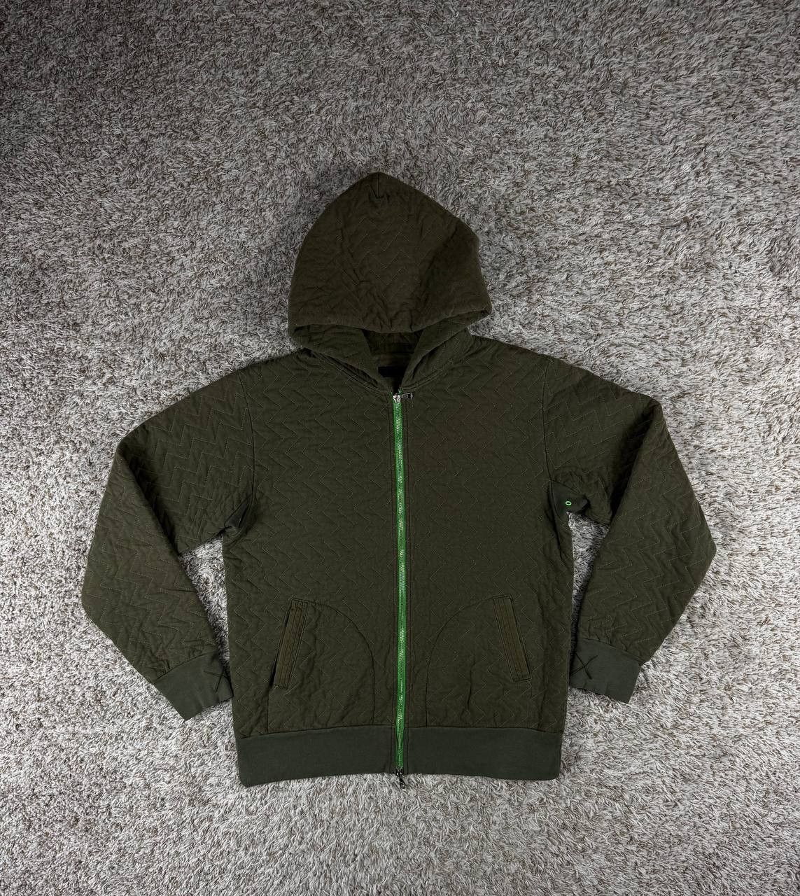 Original Fake OriginalFake KAWS Quilted Zip Hoodie Size US S / EU 44-46 / 1 - 1 Thumbnail