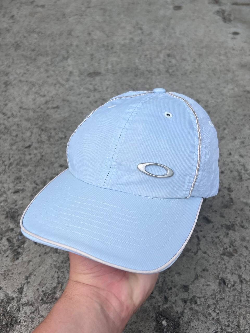 Oakley × Vintage Vintage 90s Oakley Hat Cap Rare Hype Steel logo Streetwear Size ONE SIZE - 1 Thumbnail