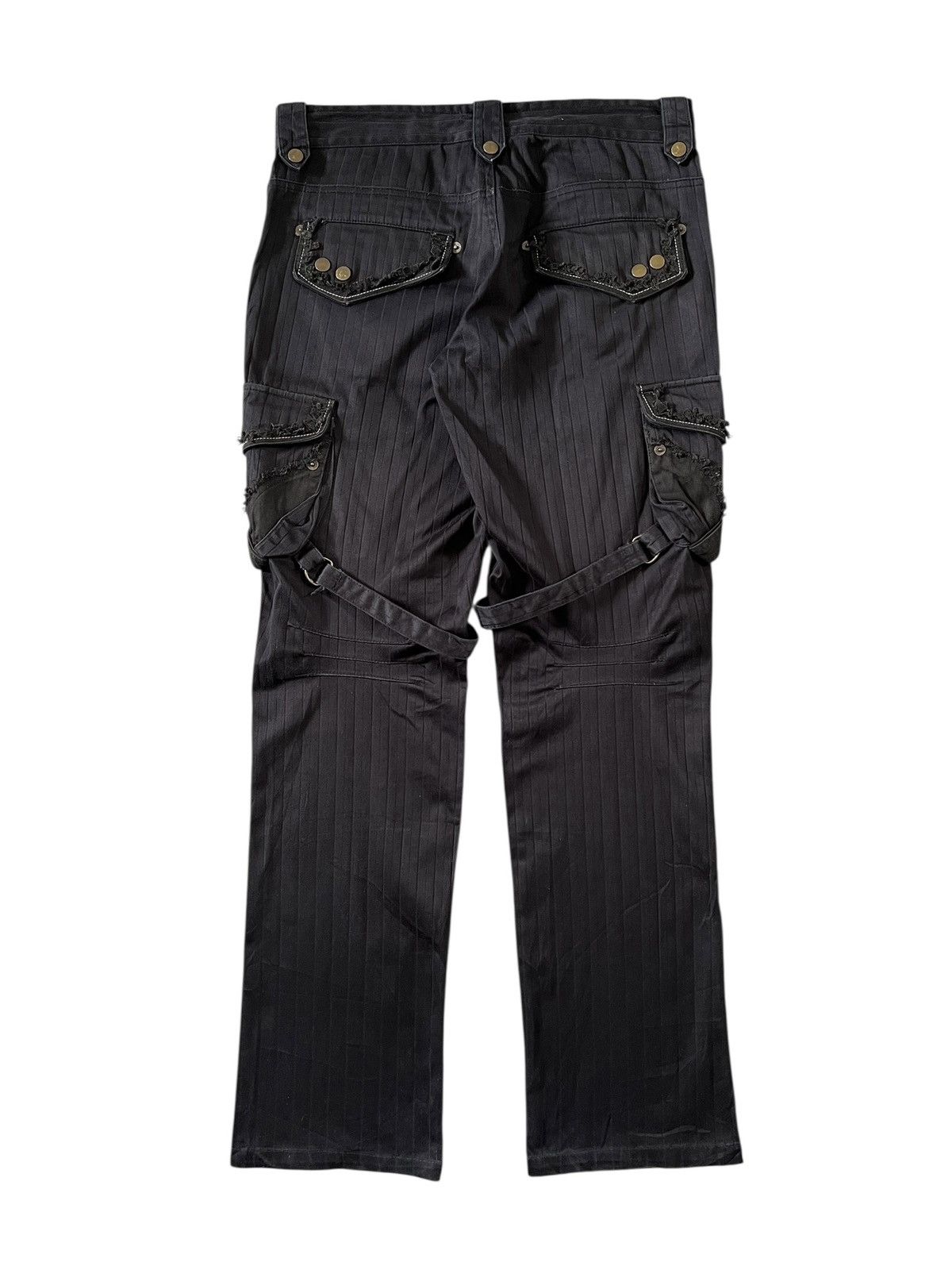 Japanese Brand Apestein 🇯🇵 Bondage Cargo Pants Size US 33 - 3 Thumbnail