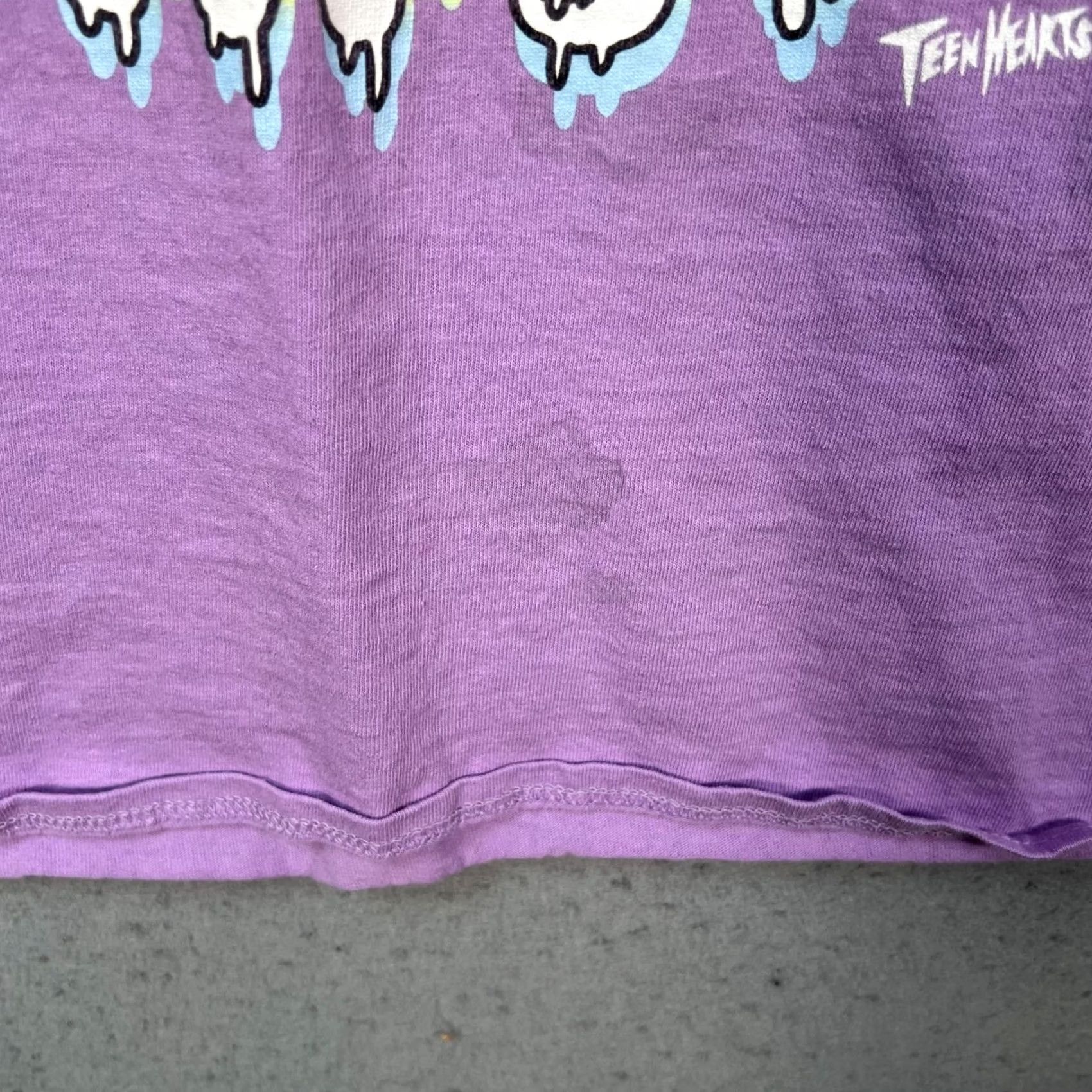 Vintage Teen Hearts C*m Dumpster Purple Frog Strawberry Graphic T Shirt Womens XL Size XL / US 12-14 / IT 48-50 - 7 Thumbnail