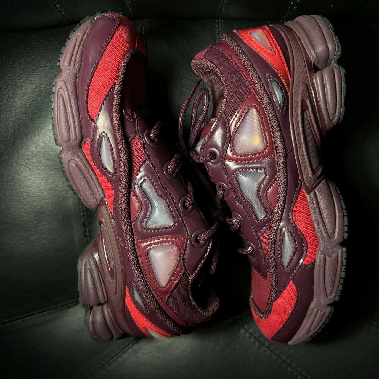 Adidas × Raf Simons Adidas Raf Simons Ozweego burgundy Size US 8 / EU 41 - 4 Thumbnail