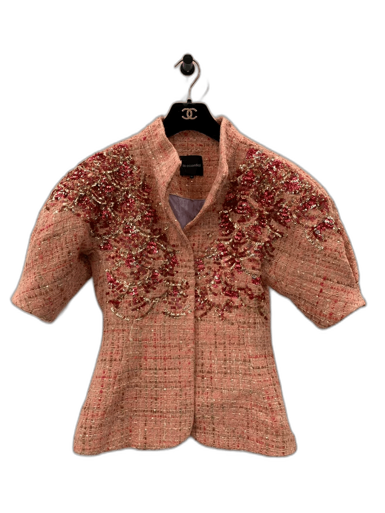 Maison Margiela M essential Red Gradient Beaded Jacket Size XS / US 0-2 / IT 36-38 - 1 Thumbnail