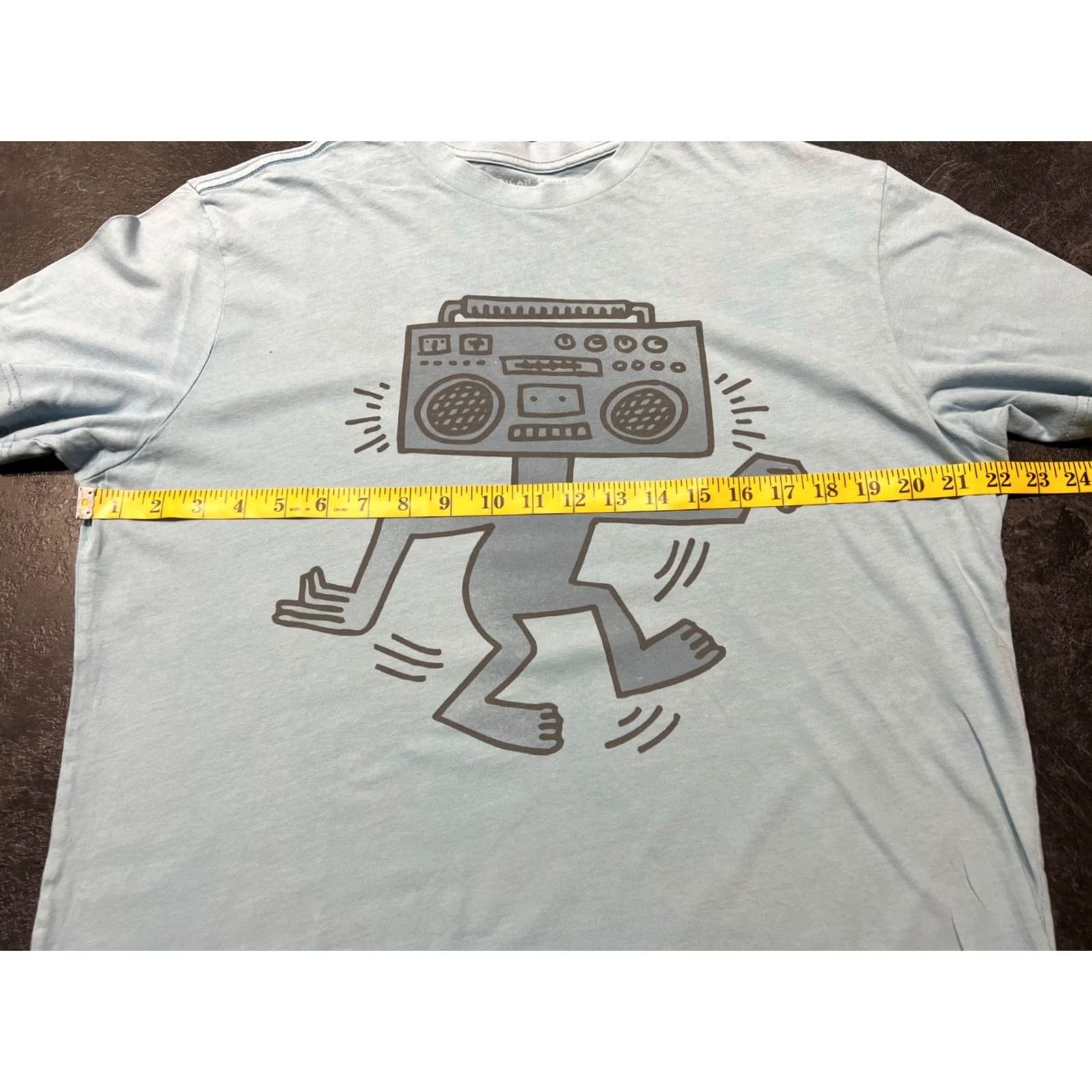American Eagle Outfitters American Eagle Outfitters T-Shirt Men Short Sleeve Graphic Print Crew Neck Color Blue Size M Size US M / EU 48-50 / 2 - 7 Thumbnail