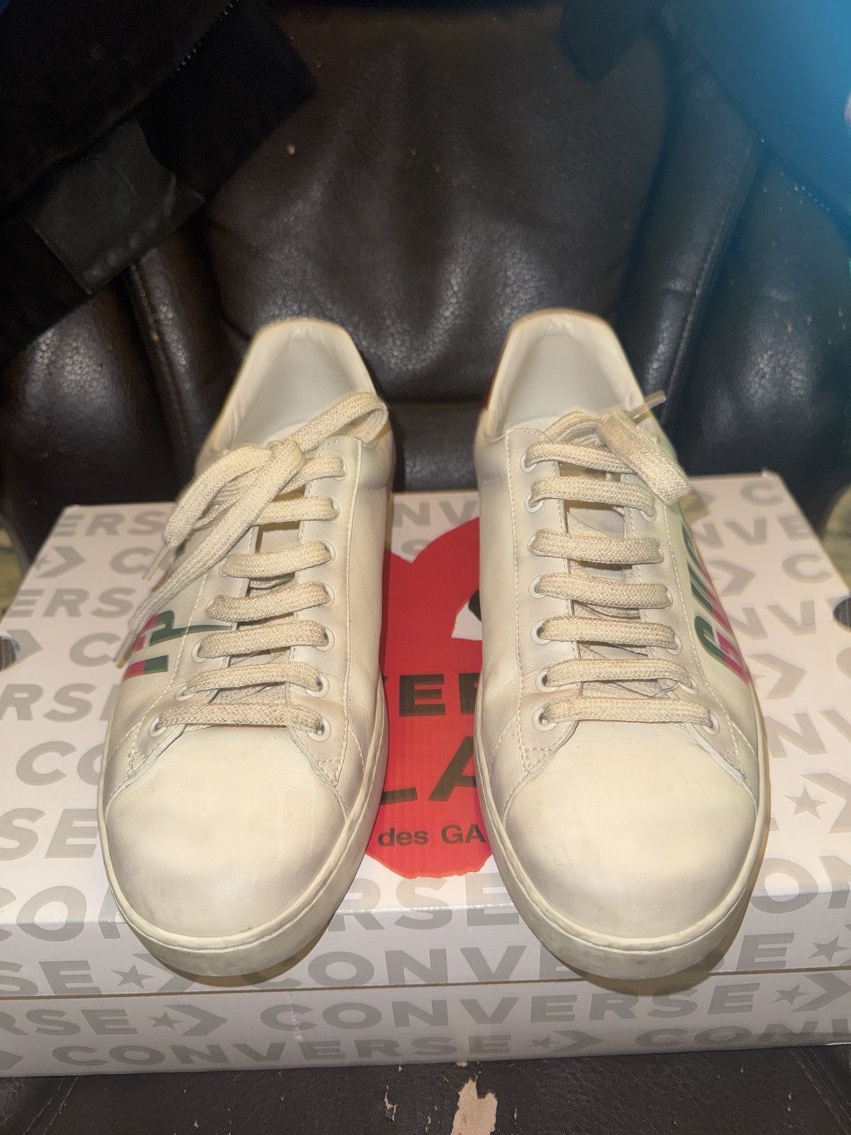 Gucci Gucci steppa low top shoes Size US 10 / EU 43 - 3 Thumbnail