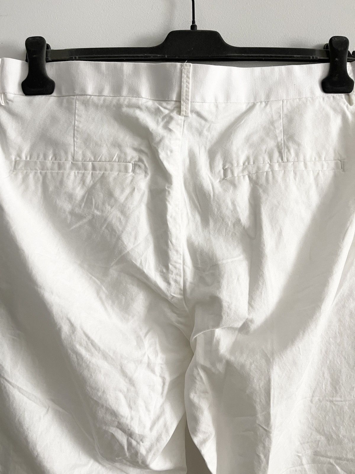 H&M STEAL! H&M White Chino Pants (Size 36) Size US 36 / EU 52 - 4 Thumbnail