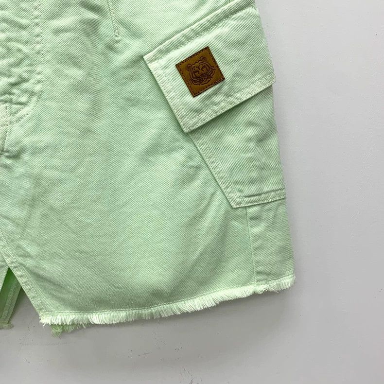 Kenzo KENZO Light green cotton casual denim half skirt Size 24" / US 00 / IT 34 - 4 Thumbnail