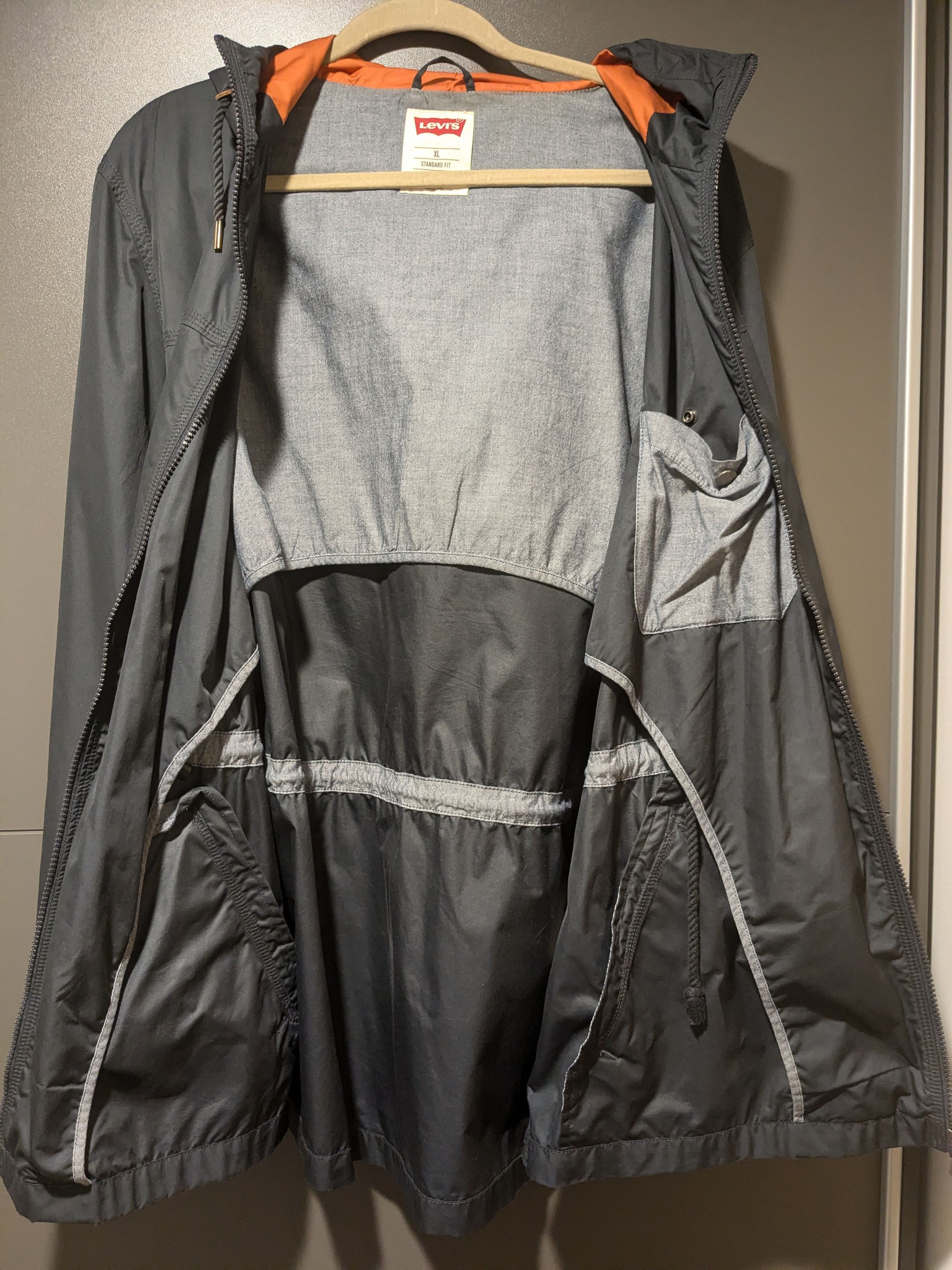 Levi's Nylon Hooded Windbreaker Size US L / EU 52-54 / 3 - 4 Thumbnail
