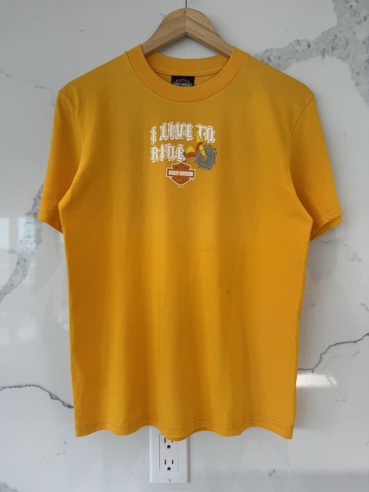 Harley Davidson 2009 Harley Davidson I Live To Ride T Shirt Size US S / EU 44-46 / 1 - 3 Thumbnail