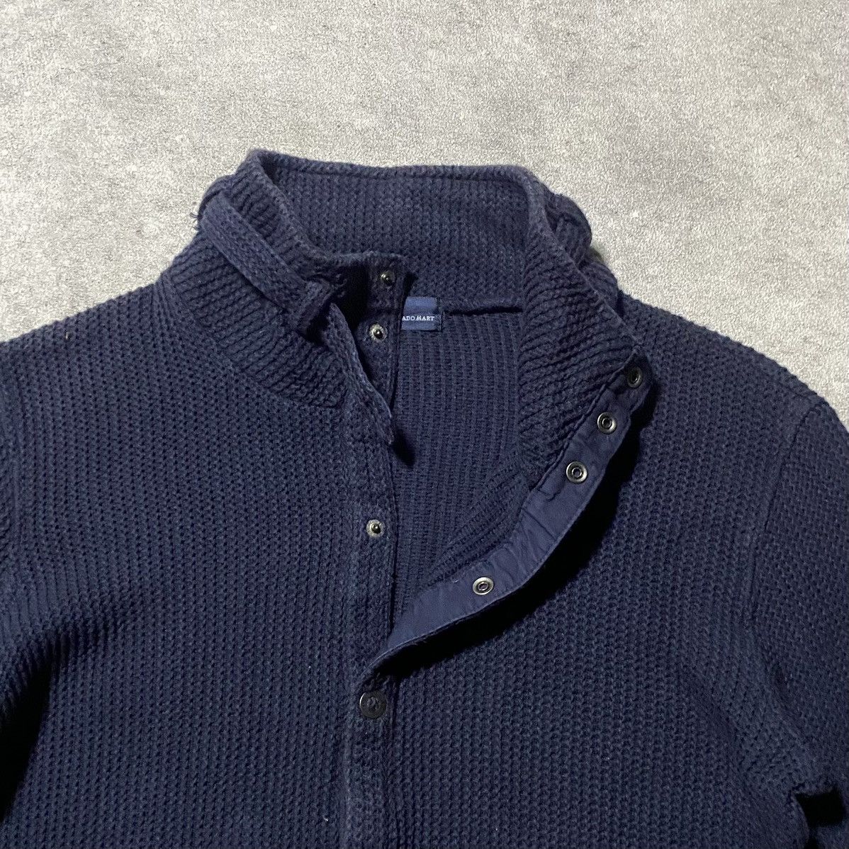 Tornado Mart Zero Tornado Mart Knit Strap Collar Waffle Snap Button Size US M / EU 48-50 / 2 - 4 Thumbnail