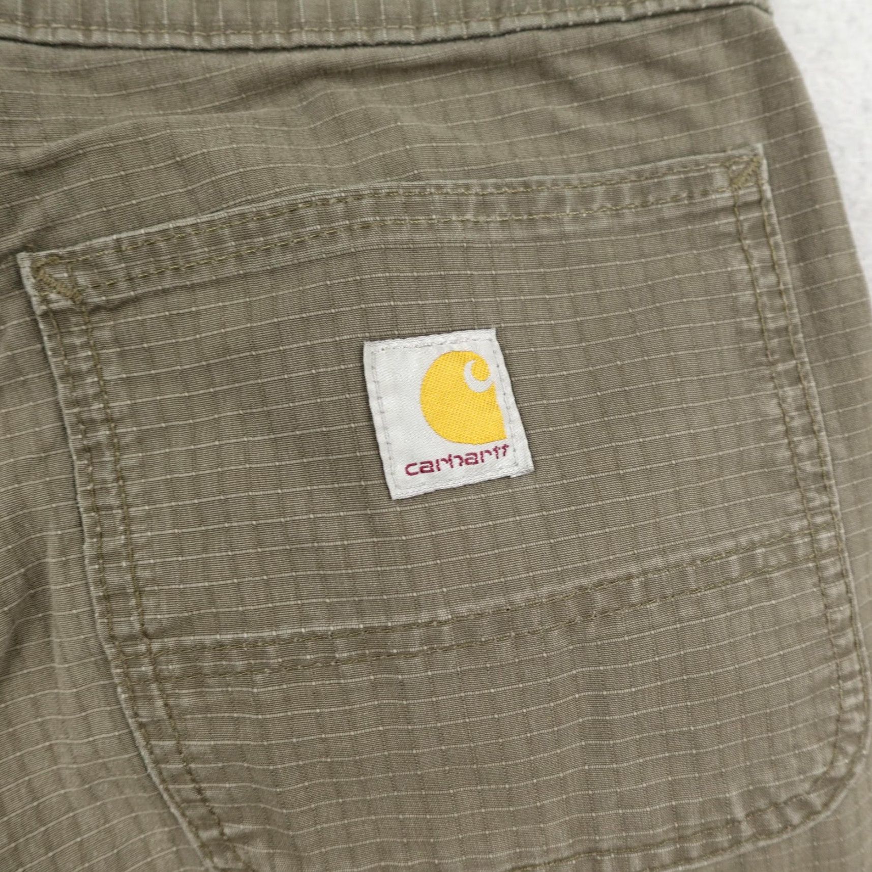 Carhartt VINTAGE not applicable; create title: Carhartt Shorts Mens 30 Green Force Relaxed Fit Ripstop Cargo Work Heavy Duty Casual Outdoor Size US 30 / EU 46 - 6 Thumbnail