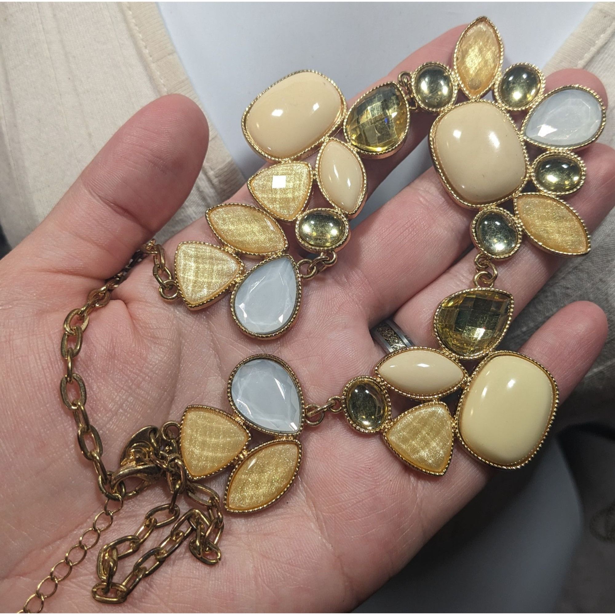 Other Charming Charlie Yellow Gemmed Statement Necklace Size ONE SIZE - 5 Thumbnail