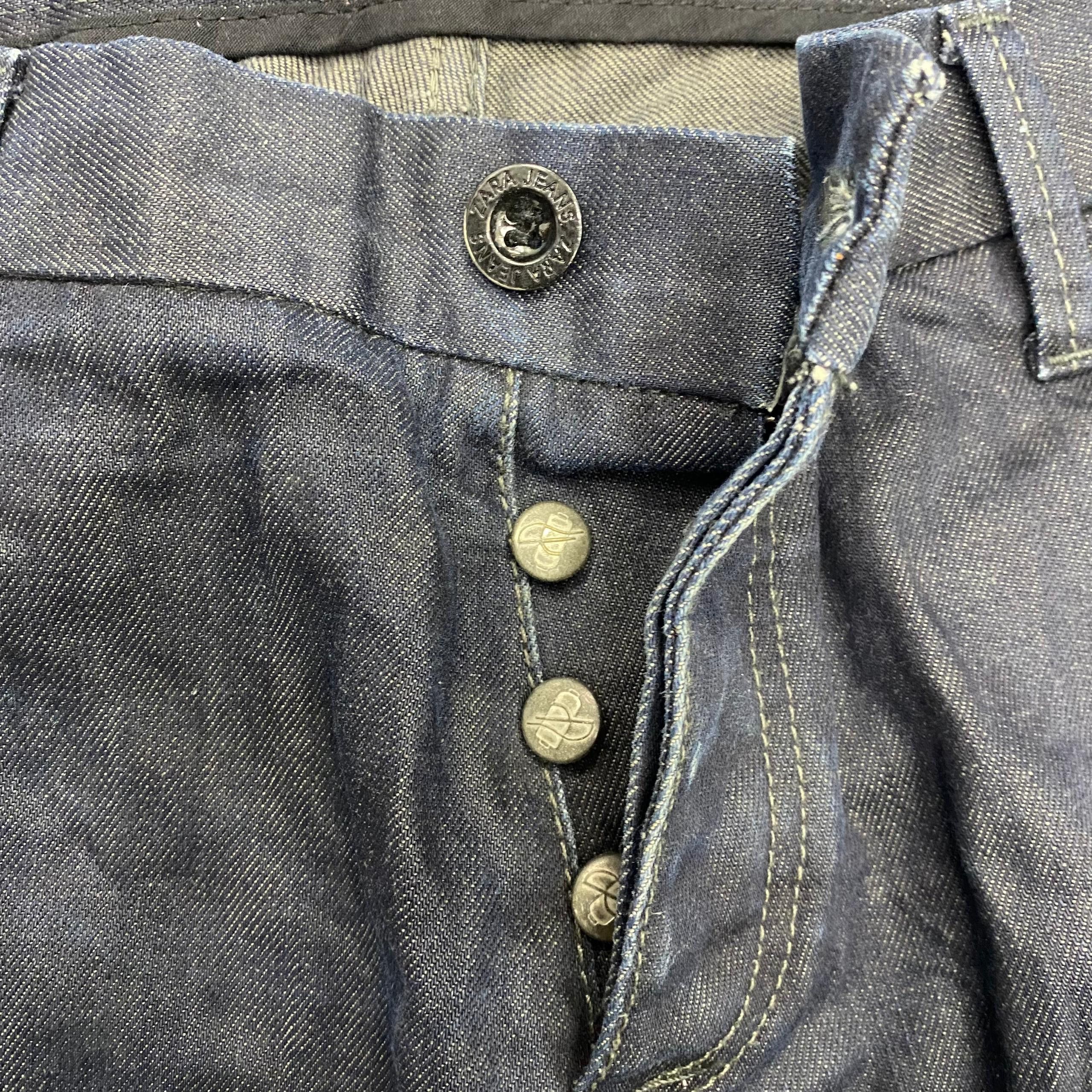 Zara 💥Best Offer💥Vintage Zara Distressed Denim Size US 31 - 13 Thumbnail