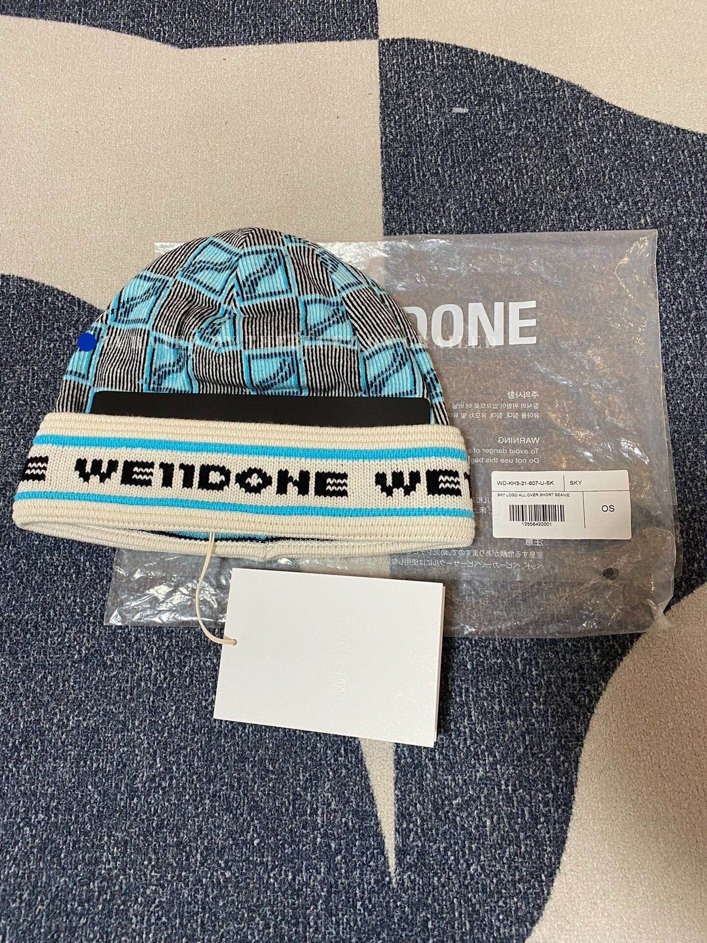WE11DONE we11done letter beanie Size ONE SIZE - 1 Thumbnail