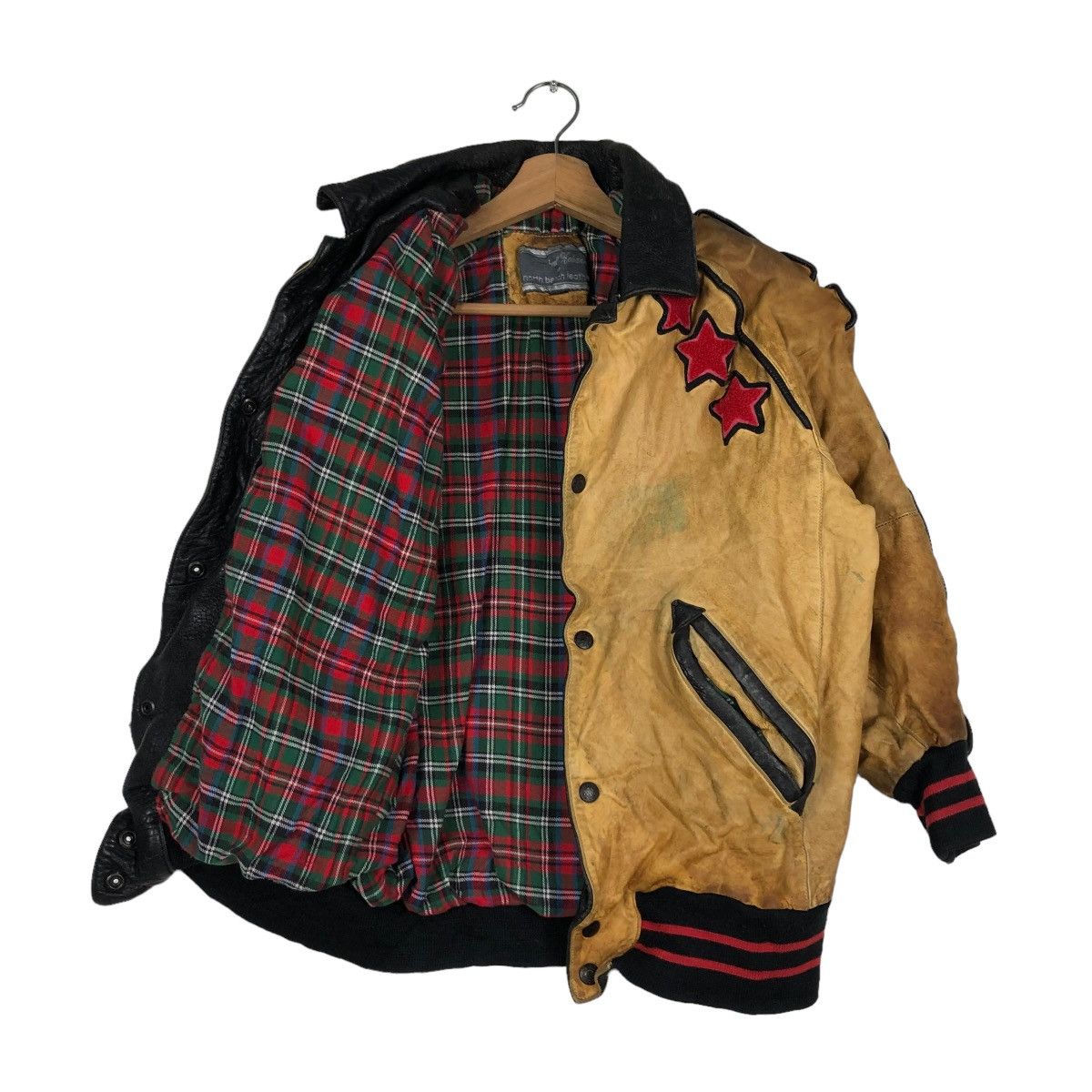 Japanese Brand 🔥VINTAGE LEATHER JACKET NORTH BEACH LEATHER ISSEY MIYAKE Size US S / EU 44-46 / 1 - 13 Thumbnail