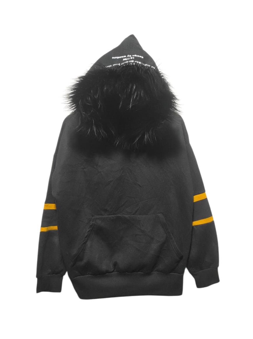 If Six Was Nine Black Fur Hoodie IfSixWasNine LGB style Size US L / EU 52-54 / 3 - 1 Thumbnail