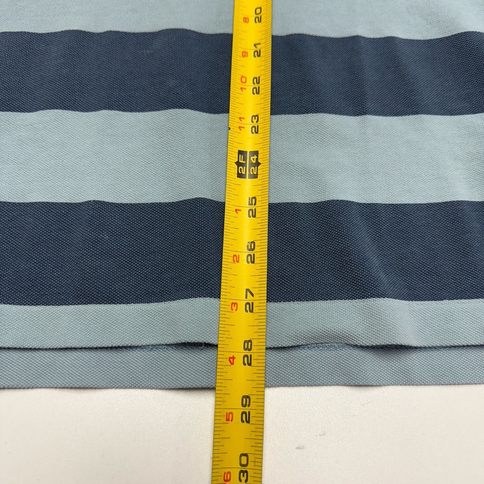 Burberry Burberry Brit Striped Collared Shirt Mens XL Blue Embroidere Size US XL / EU 56 / 4 - 9 Thumbnail