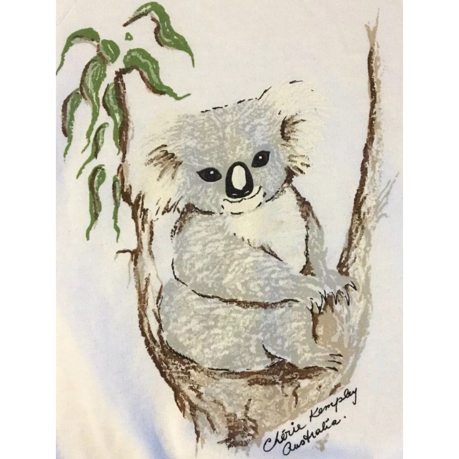 Vintage VINTAGE Wildlife Australia Koala Hoodie XS Sweatshirt White Men XS Grunge 80s 90s Animals Art Nature Australian Aztec Surf Retro Pullover Distressed Size US XS / EU 42 / 0 - 2 Thumbnail