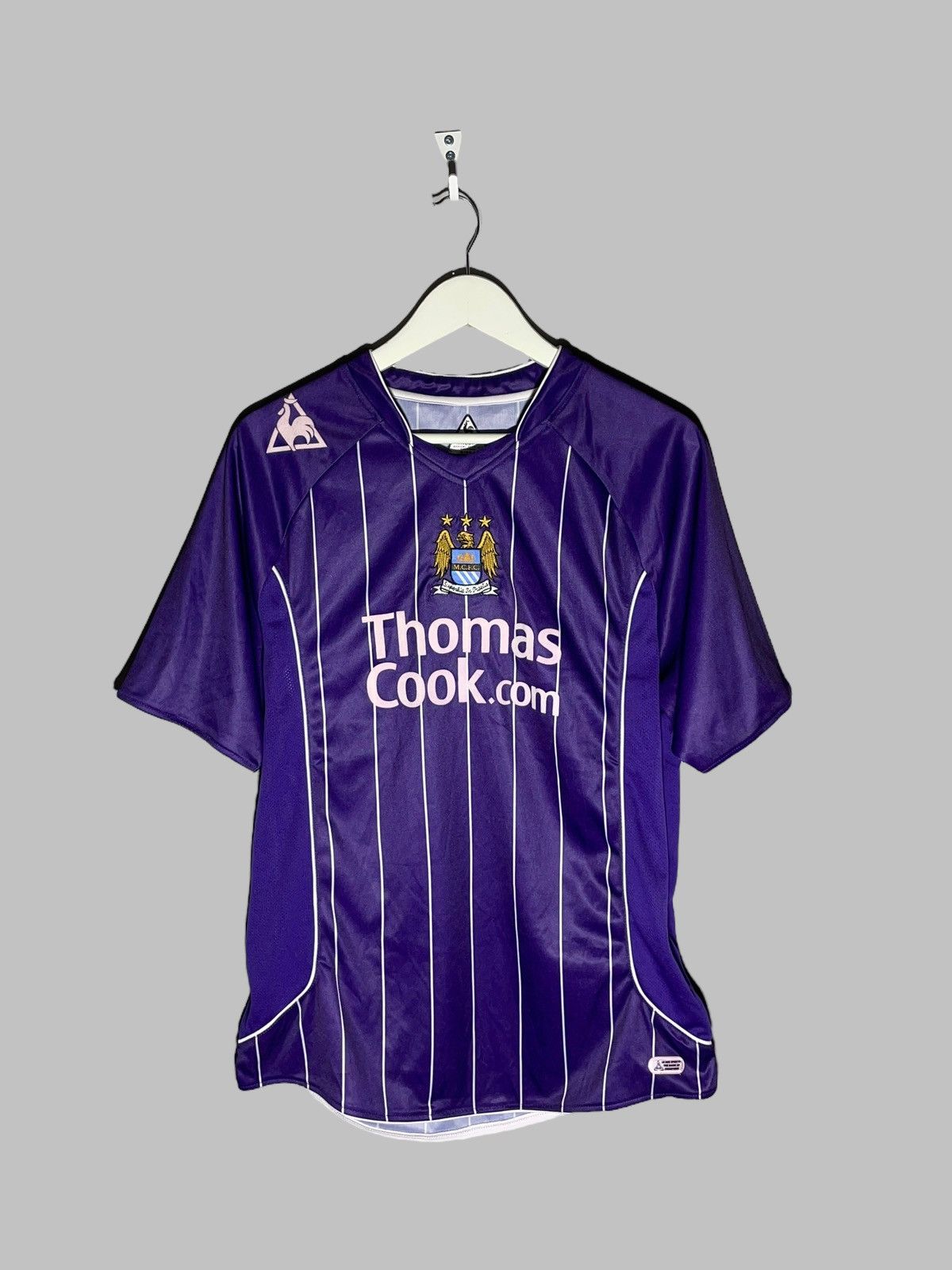 Manchester City Le Coq Sportif 2007 Vintage Football Shirt