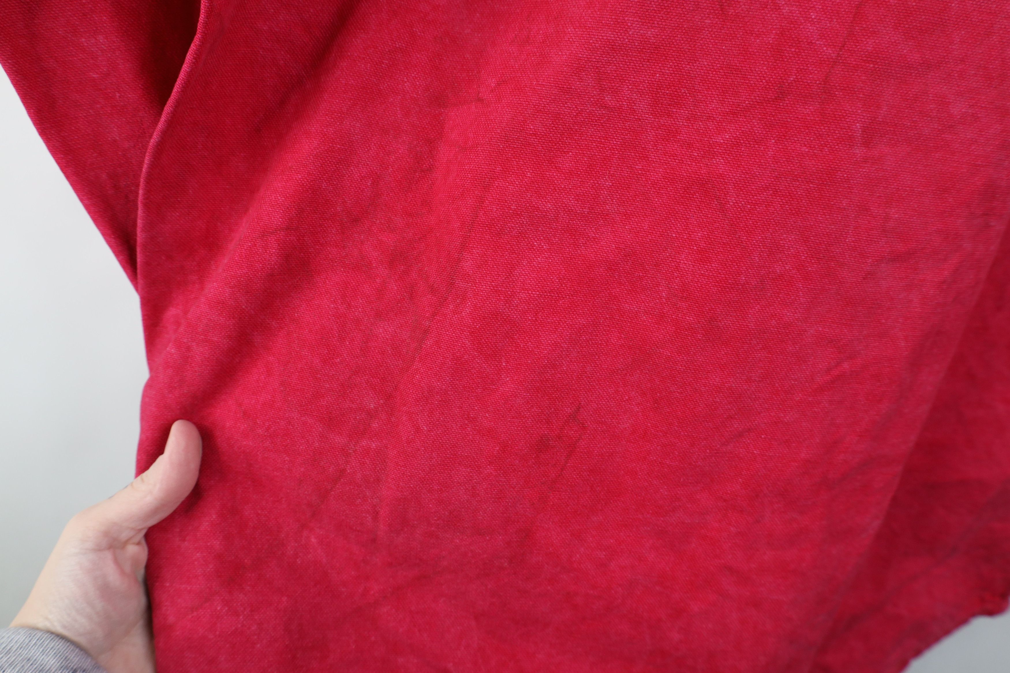 Carhartt Vintage 90s Carhartt Acid Wash Canvas Button Shirt Red USA Size US M / EU 48-50 / 2 - 13 Thumbnail