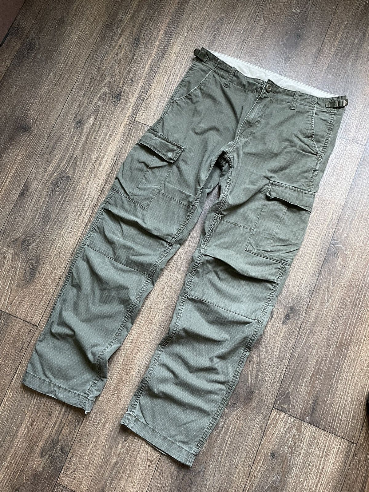 パンツ 2000s PPFM Stripe gimmick cargo pants 2026年最新】PPFM