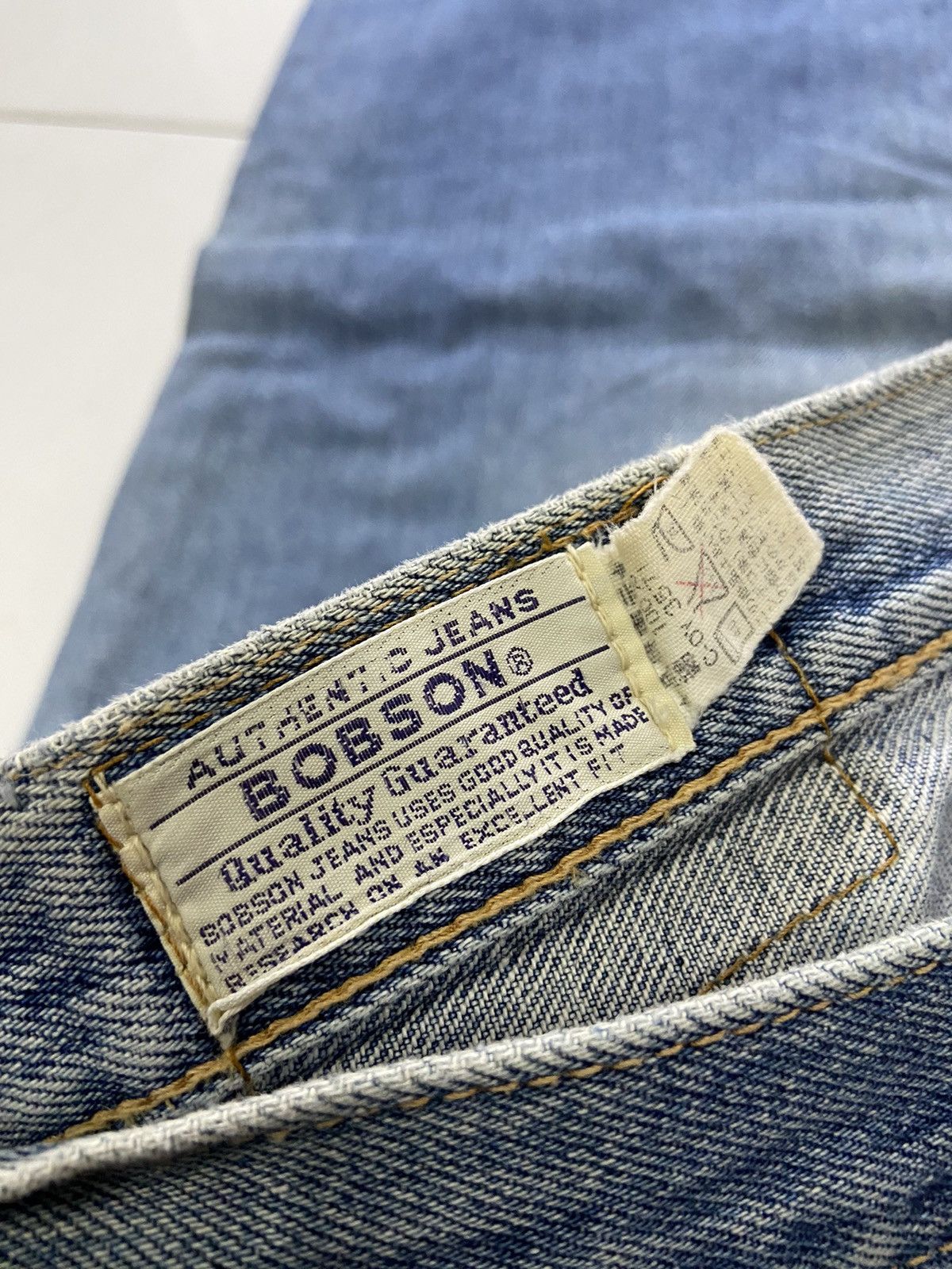 Vintage VINTAGE BOBSON STRAIGHT CUT DENIM JEANS Size US 38 / EU 54 - 8 Thumbnail