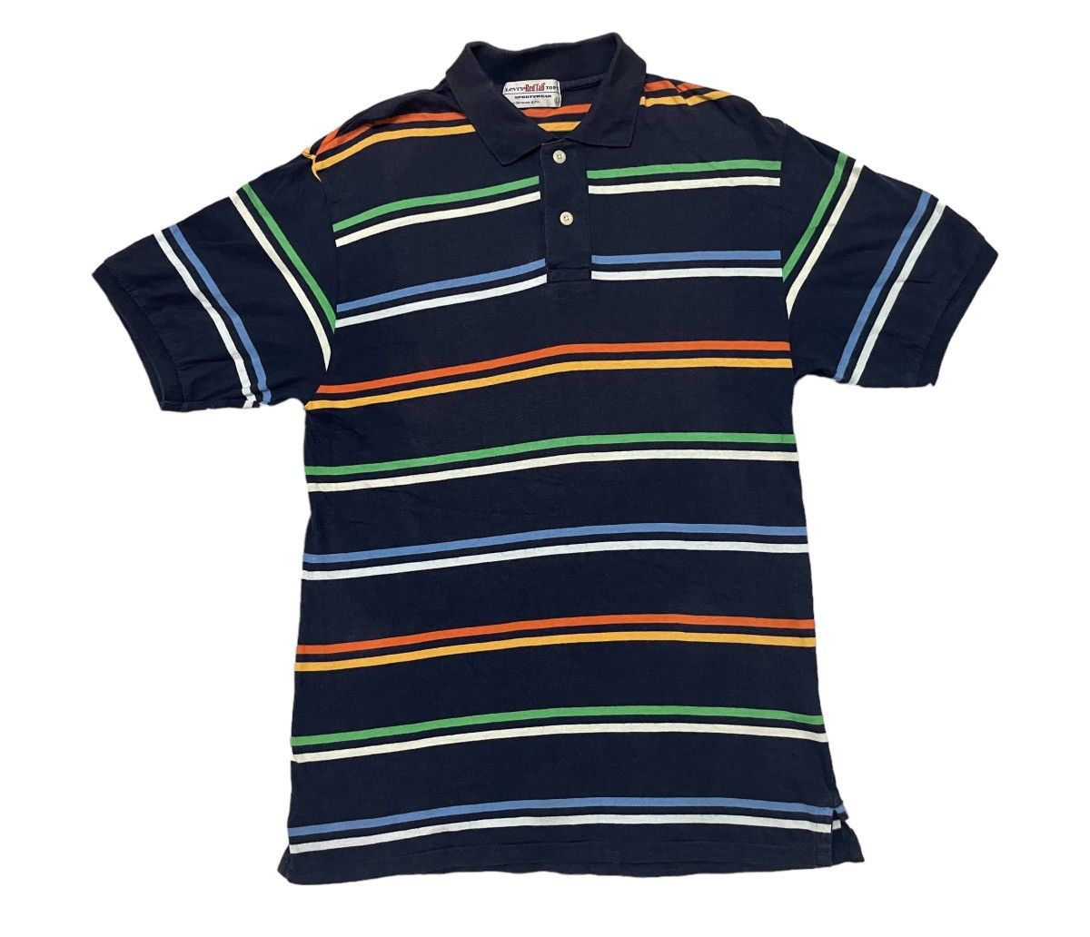 90s LEVIS STRIPES POLO SHIRT RARE DESIGN