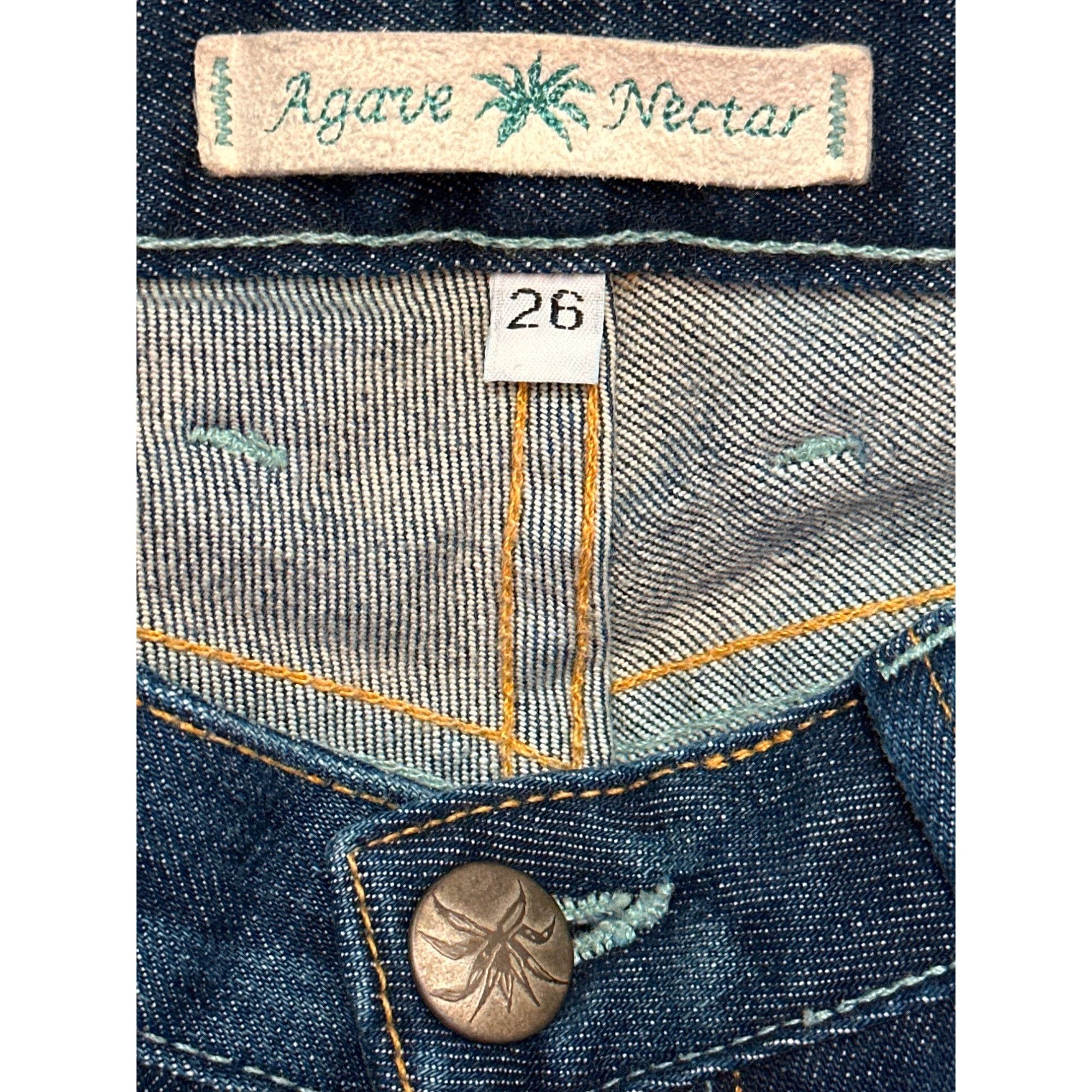 Agave Agave Slim Fit Boot Cut Jeans Montecito Supima Cotton CFlex Size 26" / US 2 / IT 38 - 8 Thumbnail