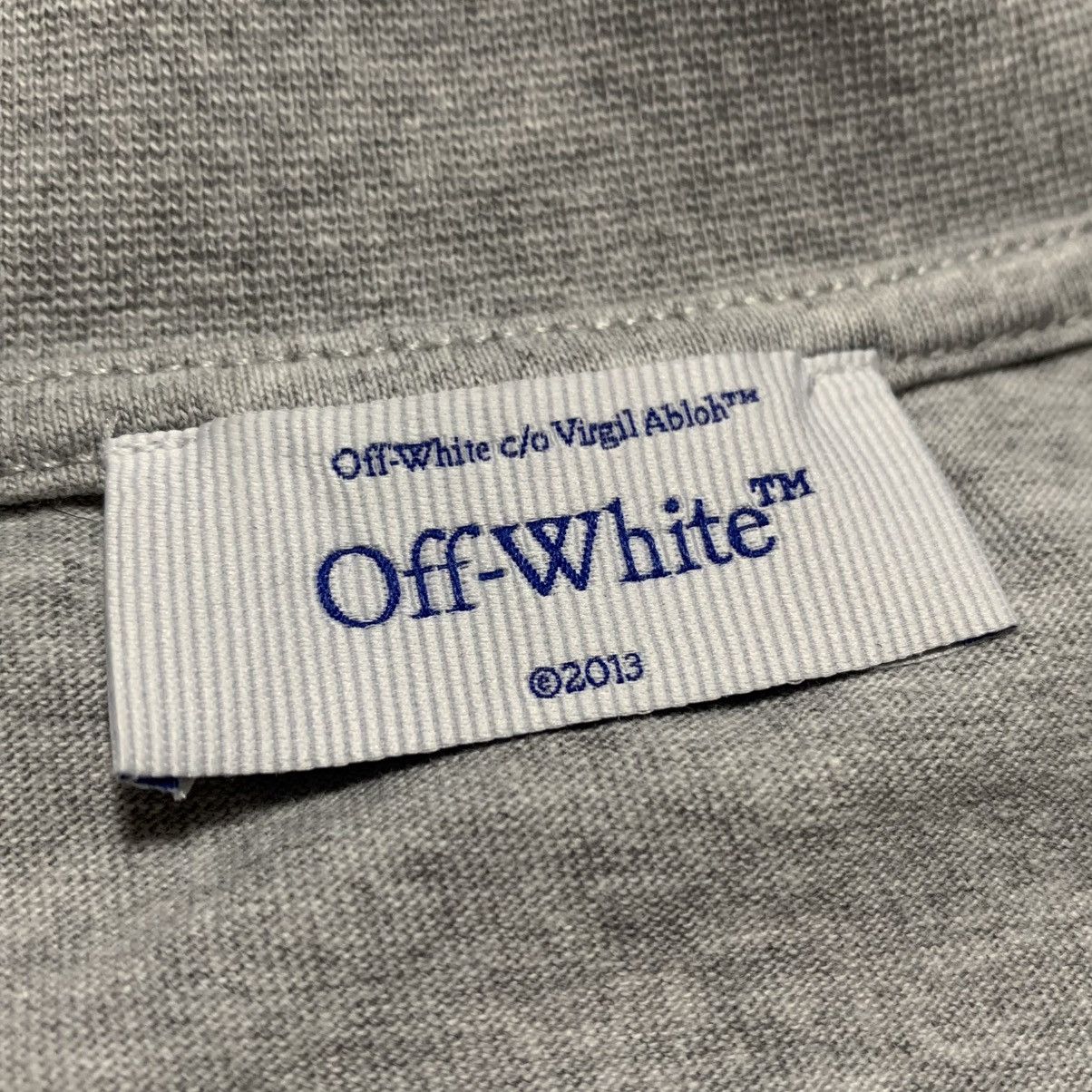 Off-White Off White Large Round Logo Skate Grey Tee Virgil Abloh Size US L / EU 52-54 / 3 - 6 Thumbnail