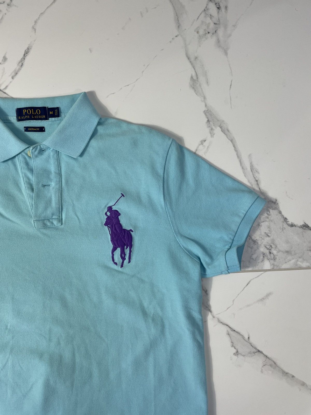 Polo Ralph Lauren Polo Ralph Lauren Blue Purple Polo Shirt #3 Size US M / EU 48-50 / 2 - 3 Thumbnail