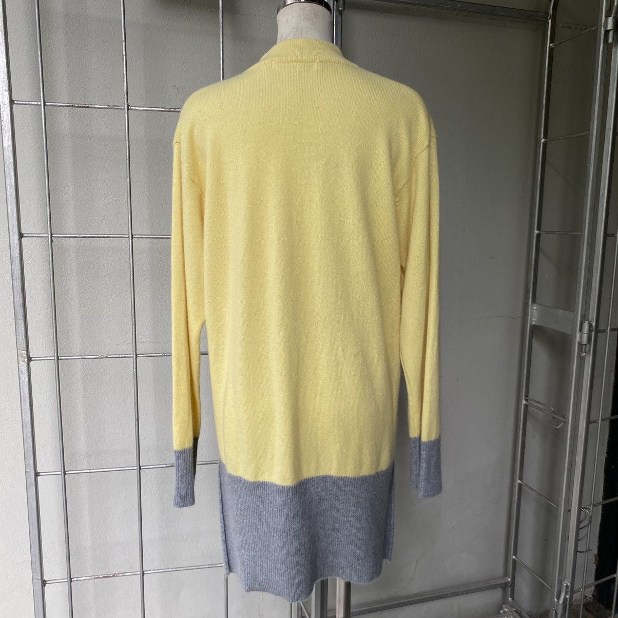 Chloe Miss chloe Yellow and Gray Colorblock Knit Sweater Dress Size S / US 4 / IT 40 - 18 Thumbnail