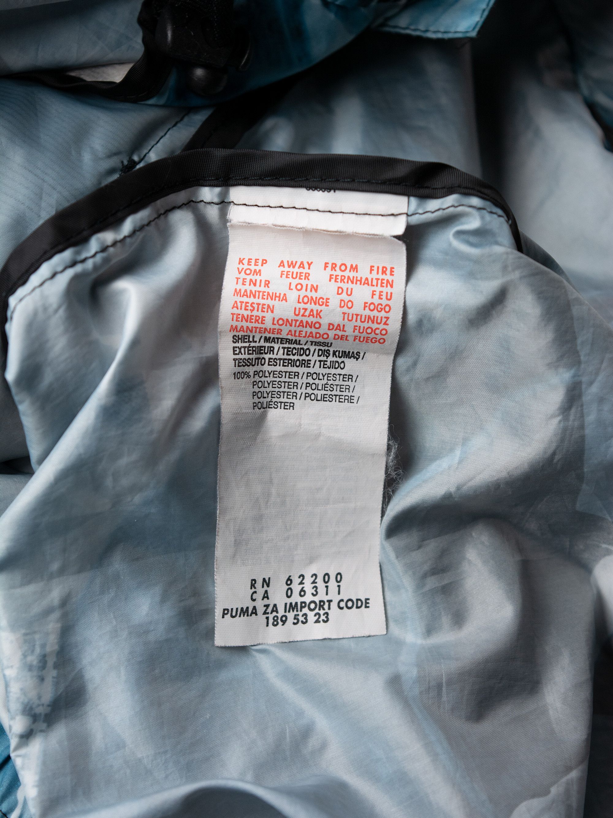 Hussein Chalayan × Puma Puma by Hussein Chalayan - AW11 - X-ray abstract windbreaker Size US S / EU 44-46 / 1 - 9 Thumbnail