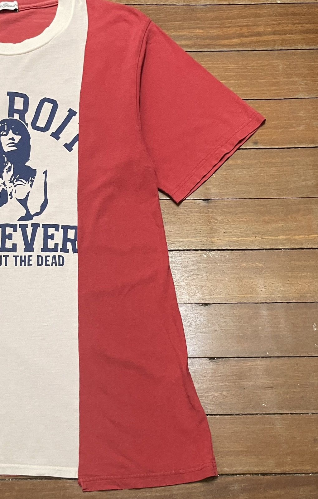 Hysteric Glamour Very Rare Vintage Hysteric Glamour Two Tone T-shirt 2000s Size US M / EU 48-50 / 2 - 6 Thumbnail