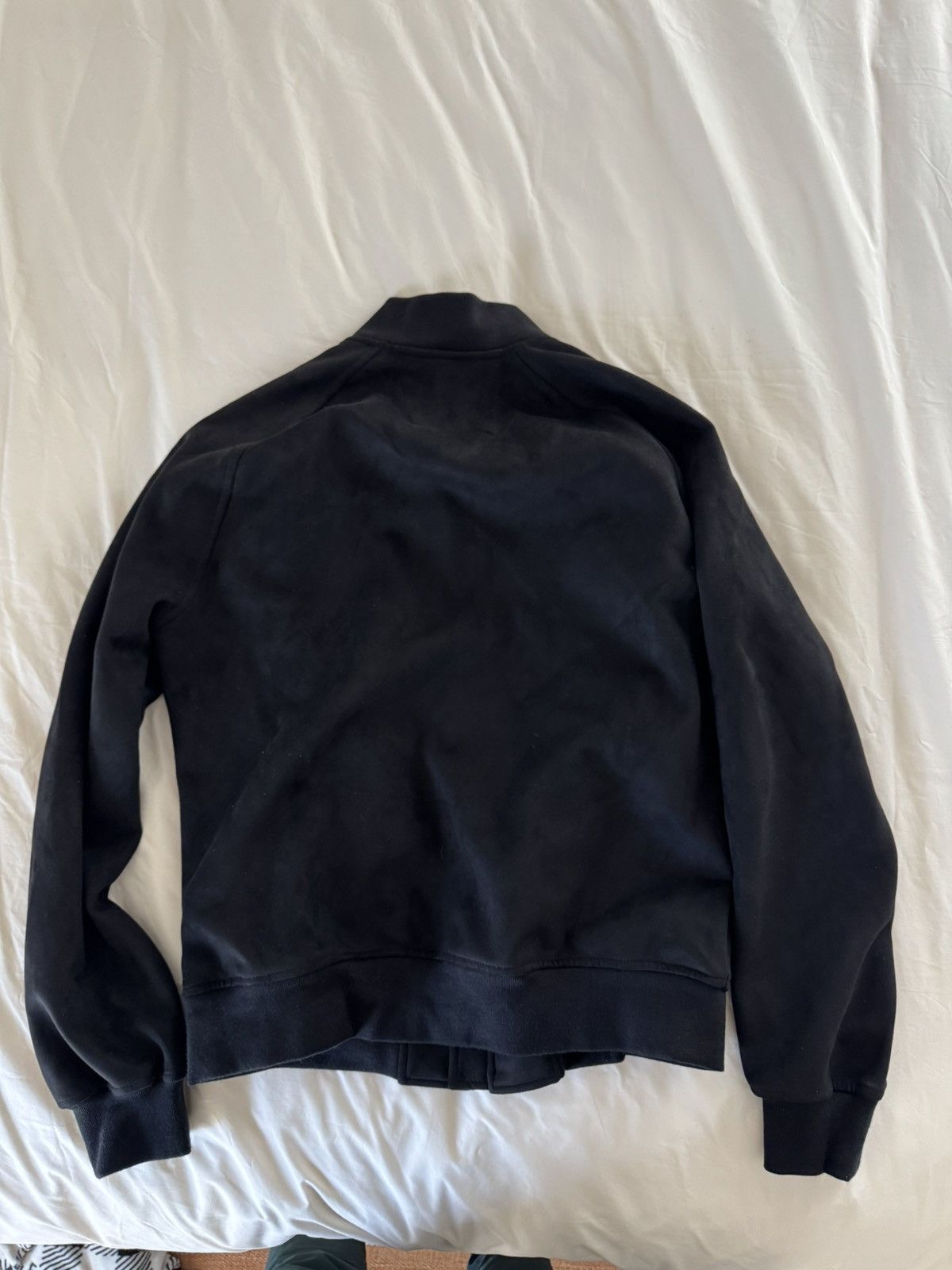 Banana Republic Vegan Suede Bomber Jacket Size US M / EU 48-50 / 2 - 2 Thumbnail
