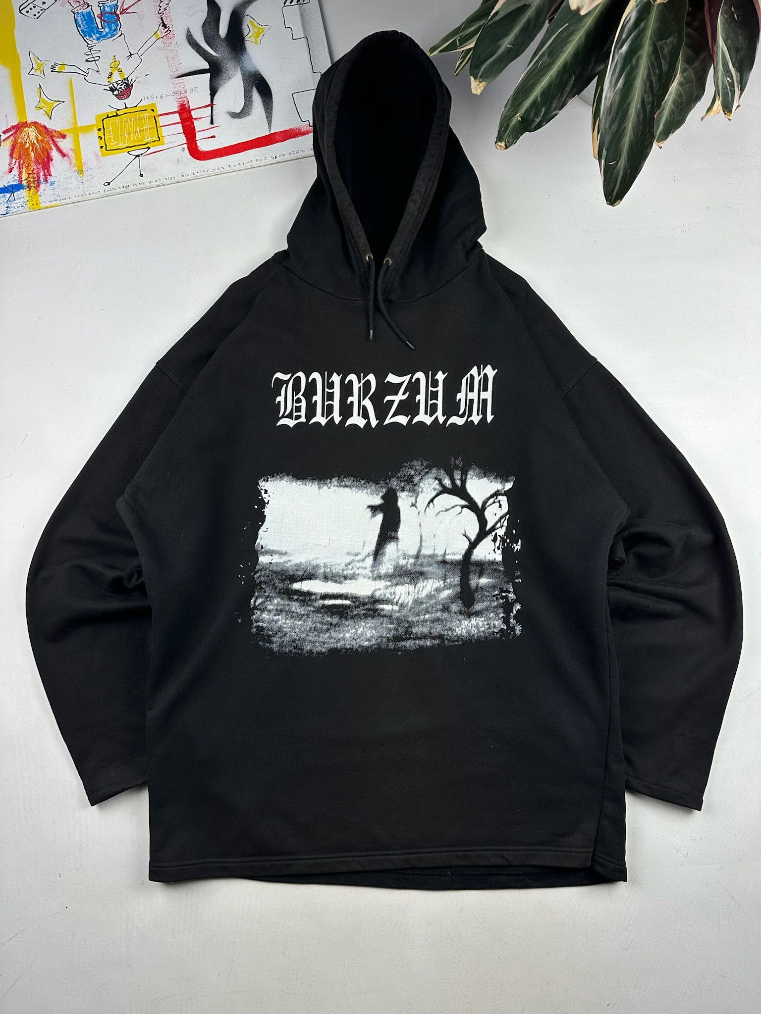 Band Tees Vintage BURZUM hoodie Size US XL / EU 56 / 4 - 1 Thumbnail