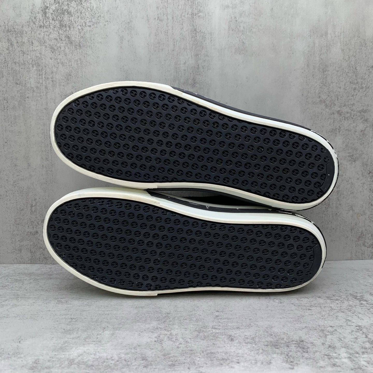 Chanel Chanel Platform Sneakers Black 38 EU 98 New Size US 7 / IT 37 - 7 Thumbnail