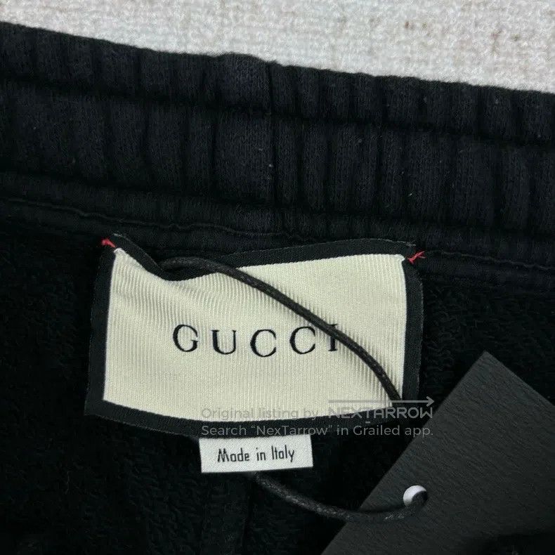 Gucci Gucci Size XS Logo printed casual knitted sports pants Size US 27 - 4 Thumbnail