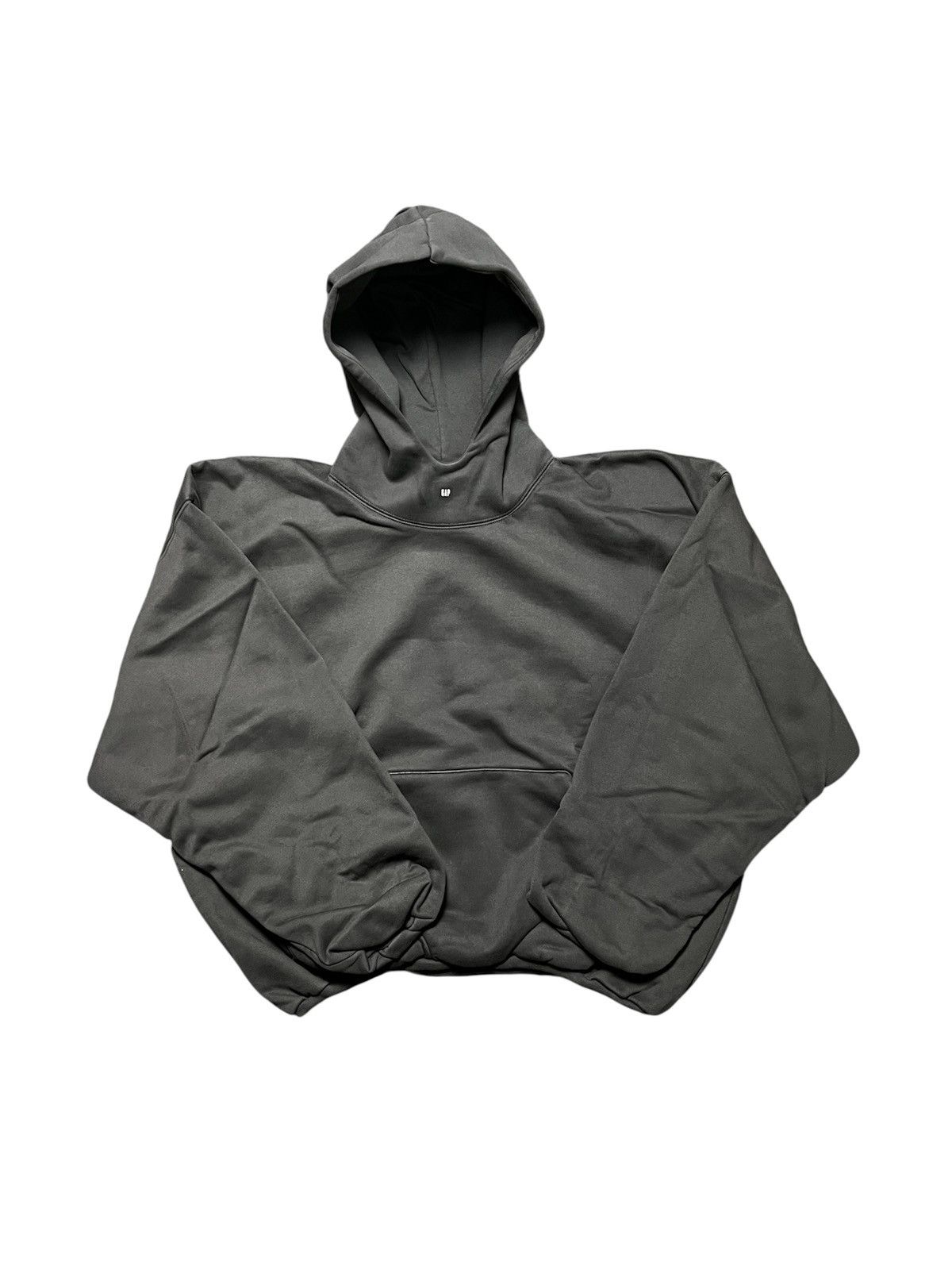 【Yeezy Gap Engineered By Balenciaga】 Logo Hoodie Dark Grey Yeezy Gap Logo Hoodie Dark Grey | Hype Clothinga