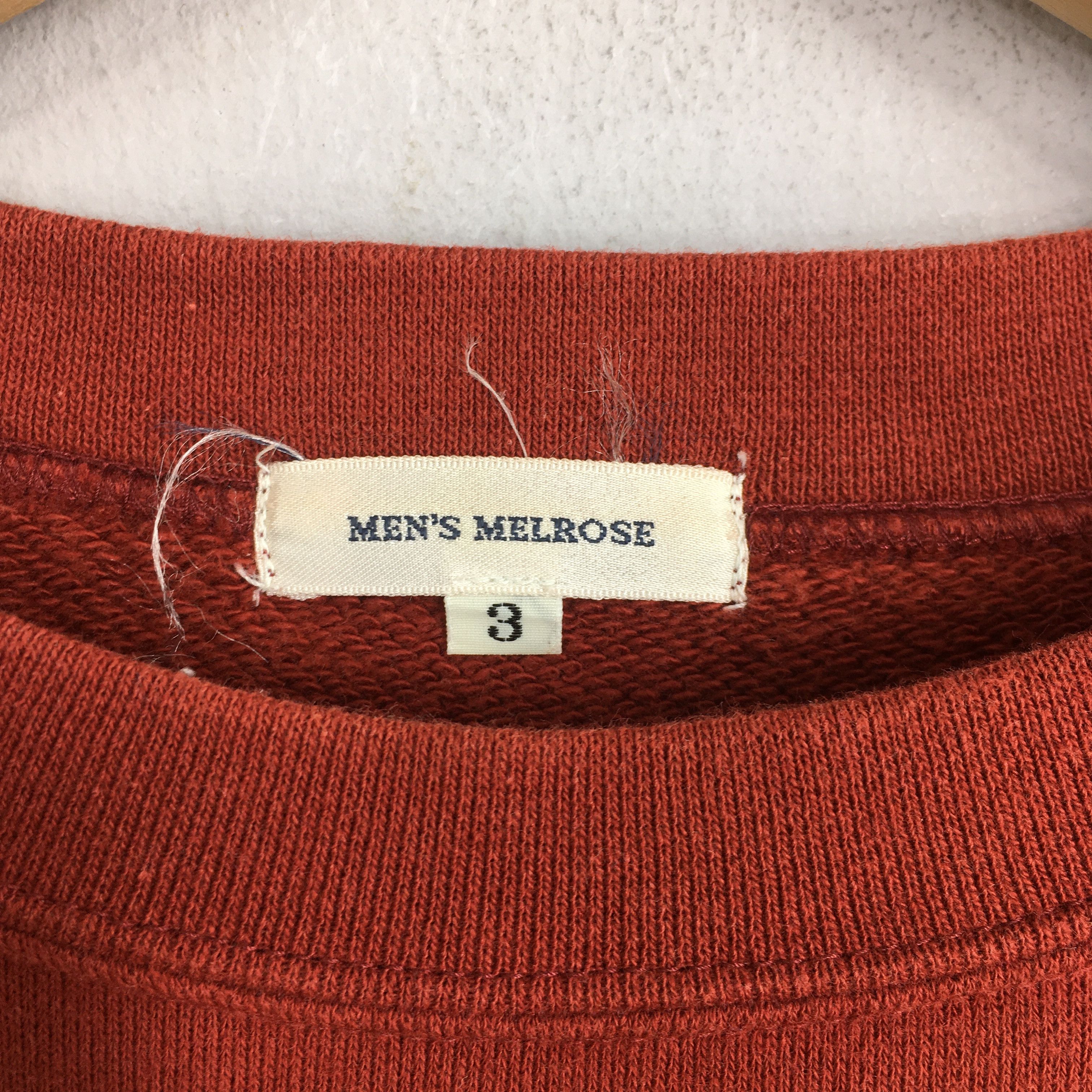 Vintage Vintage 90's Men's Melrose Designer Sweatshirt Medium Size US M / EU 48-50 / 2 - 5 Thumbnail