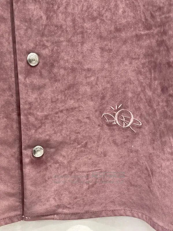 Dior Dior Pink Long Sleeve Embroidered Shirt . Size US M / EU 48-50 / 2 - 6 Thumbnail