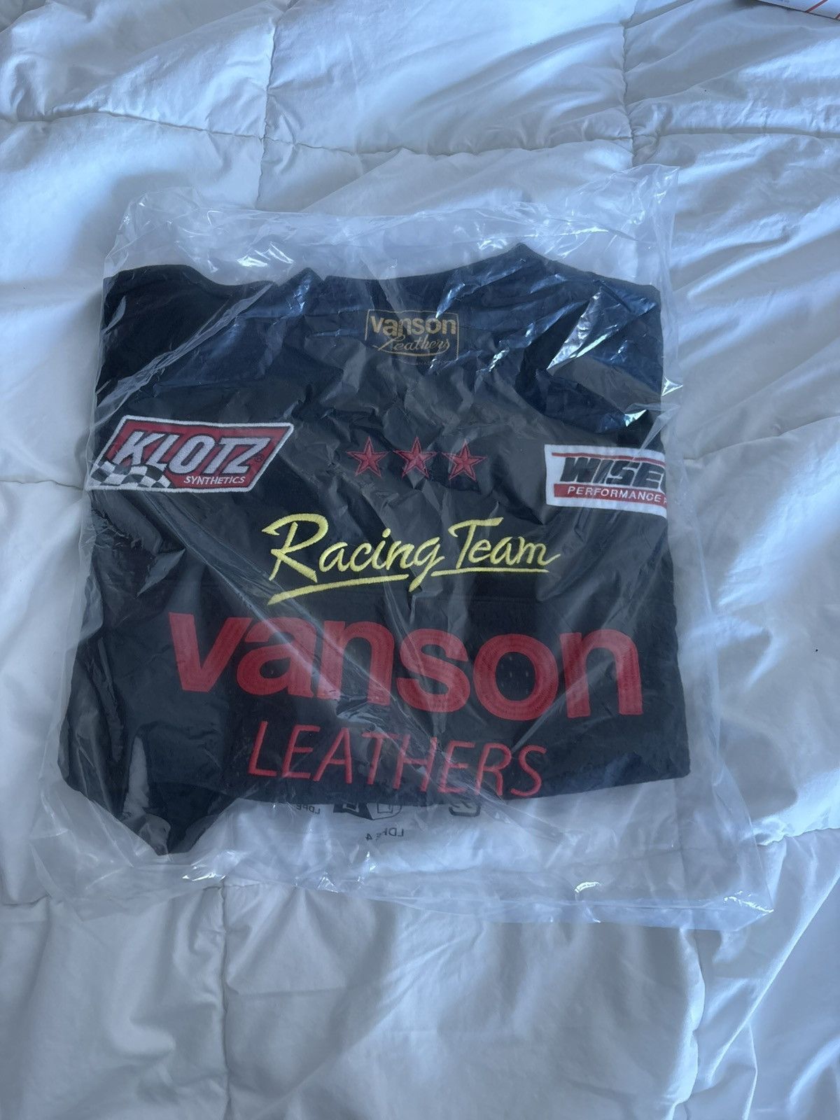 Supreme Vanson Leathers Long Sleeve Top Medium Black New
