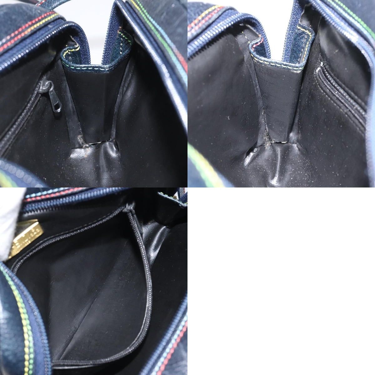 Fendi FENDI Shoulder Bag Leather Navy Size ONE SIZE - 12 Thumbnail