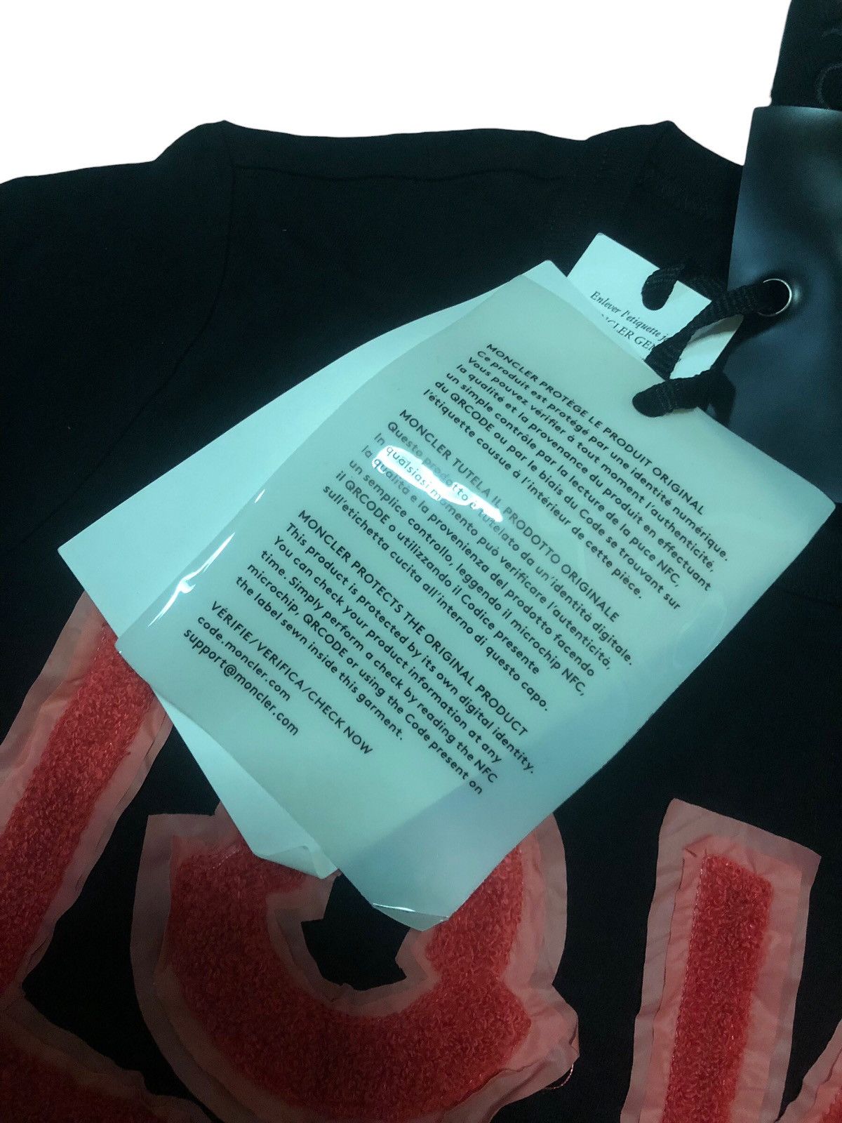 Moncler 🔥BNWT MONCLER Genius 2 1952 Black Love T-Shirt Love Size S / US 4 / IT 40 - 9 Thumbnail
