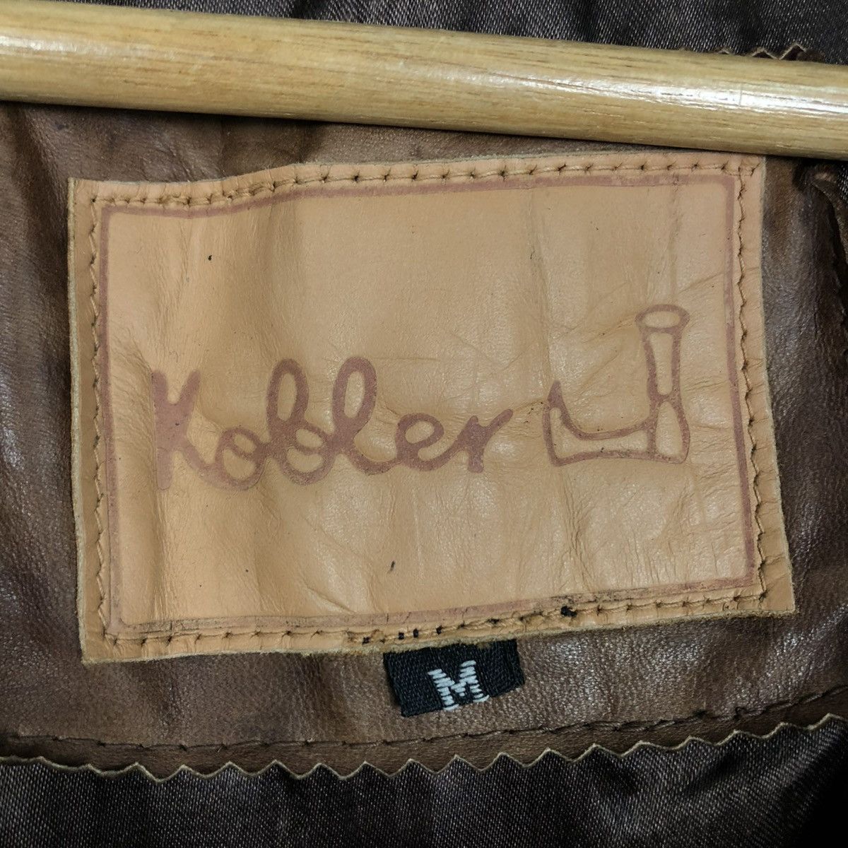Japanese Brand 🔥VINTAGE KOBLER JACKET GENUINE LEATHER COWBOY ISSEY MOYAKE Size US M / EU 48-50 / 2 - 17 Thumbnail