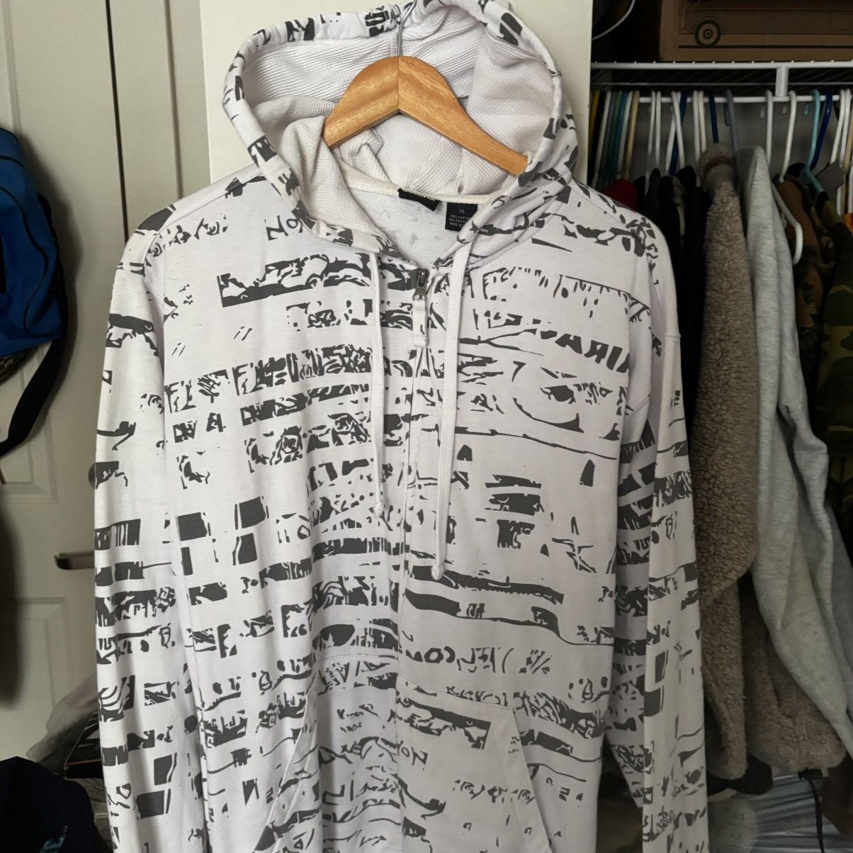 Gotcha Y2K 2000s Gotcha AOP Waffle Hoodie Size US XL / EU 56 / 4 - 1 Thumbnail